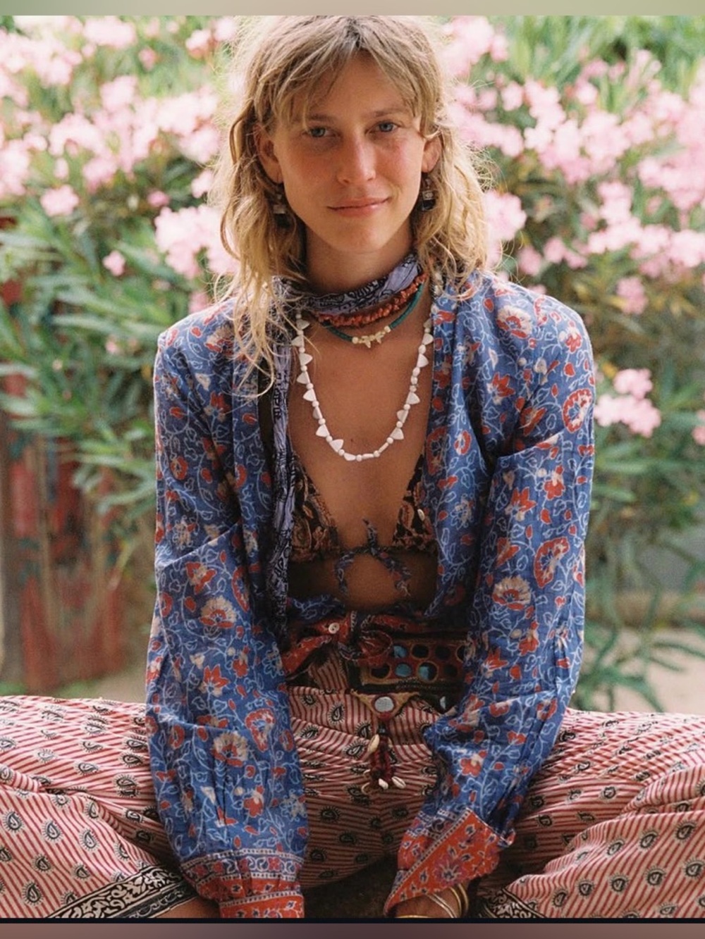 Maison Hotel Anni Blouse in Pushkar Poppy Small Rare